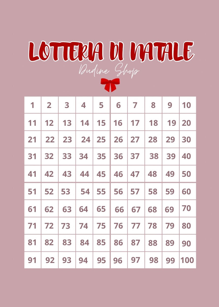 🎄LOTTERIA DI NATALE🎄